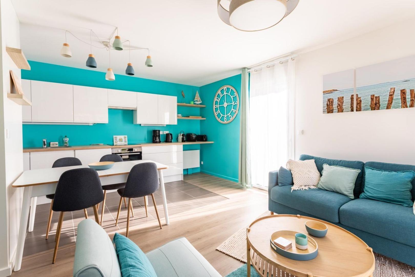 Le Celadon - Joli T3 Moderne - 2 Chambres Avec Cancale Eksteriør bilde